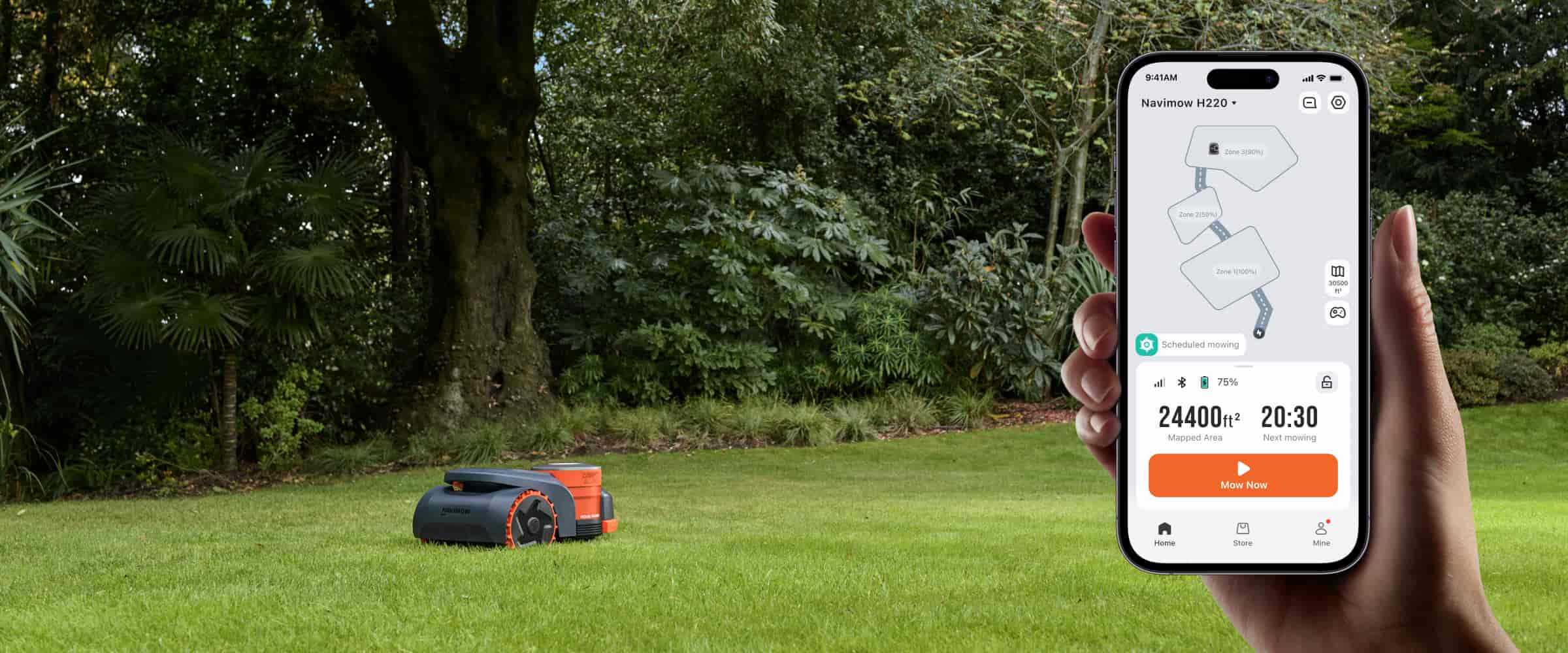 Navimow H220 robot lawn mower
