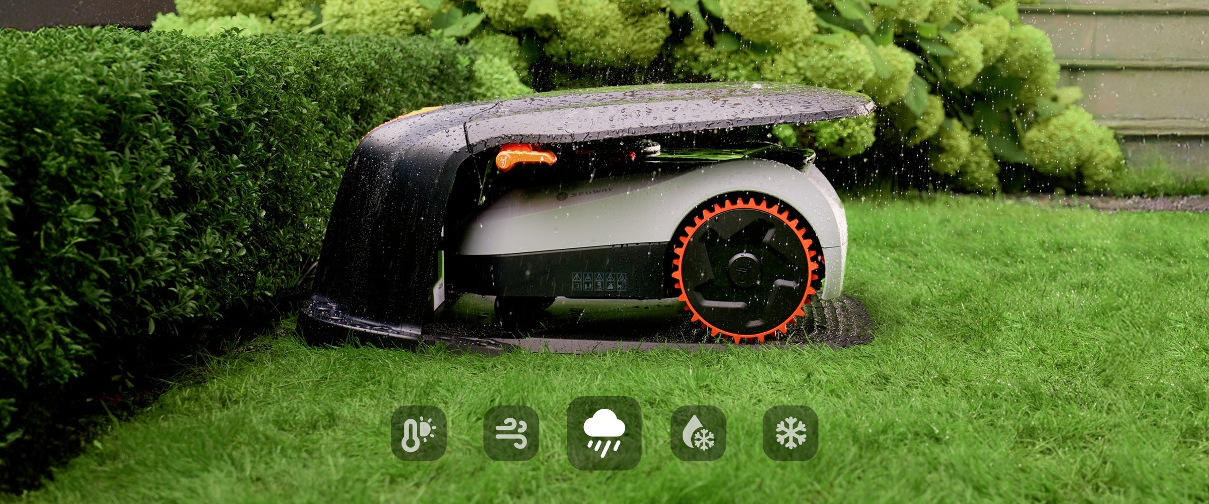 Segway Navimow robot lawn mower.