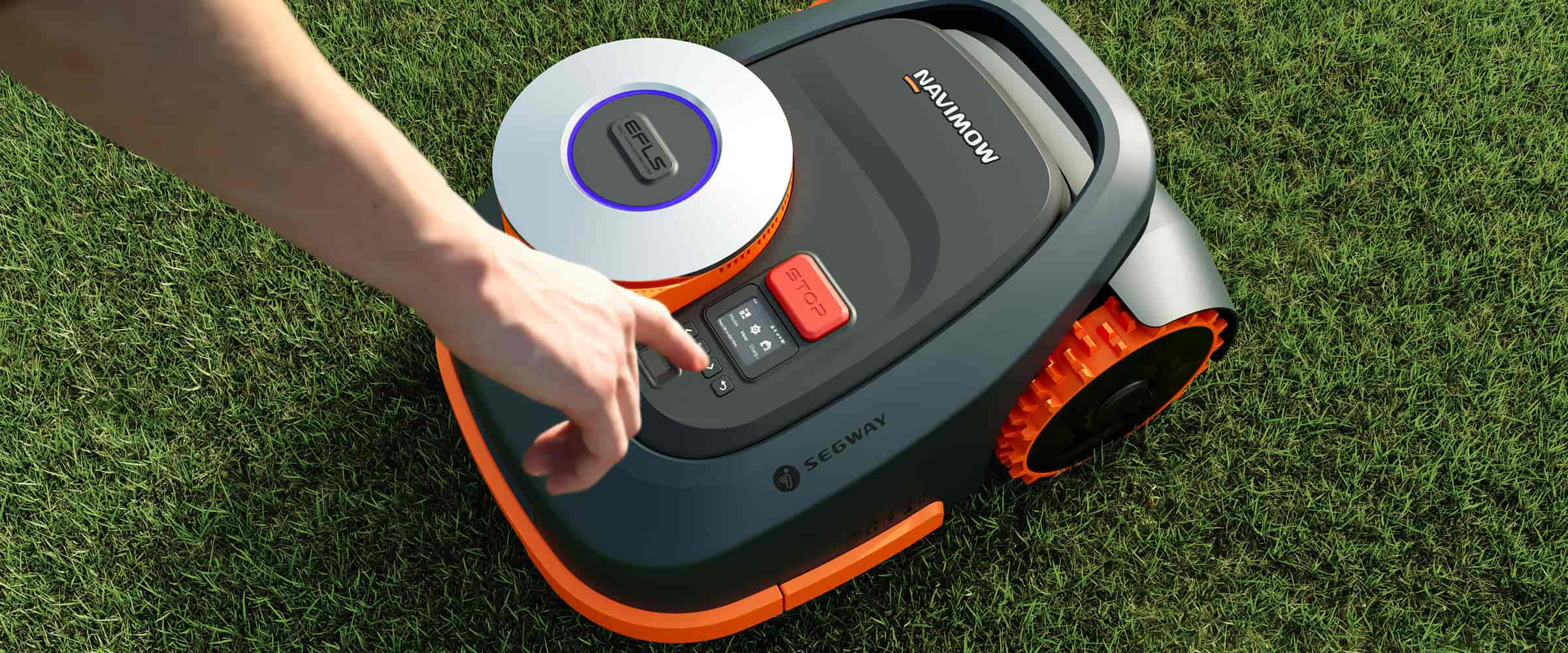 Segway Navimow robot lawn mower.