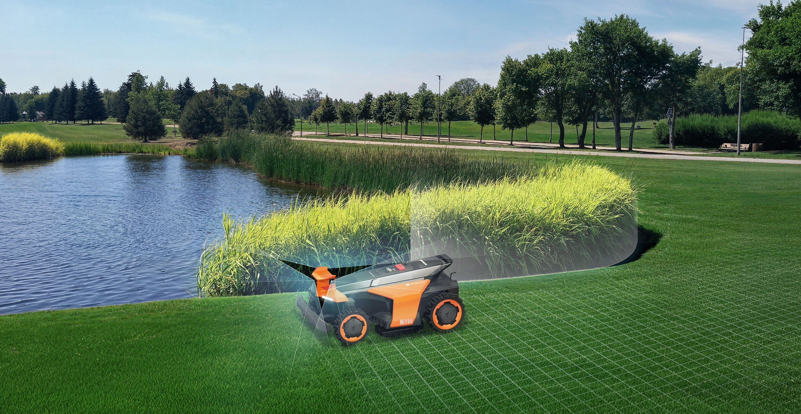 Segway Navimow robot lawn mower.
