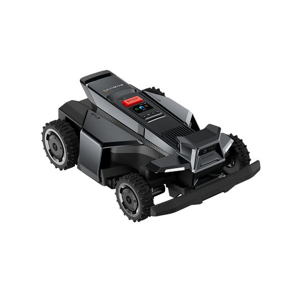 Segway Navimow i Series robot lawn mower on white background.