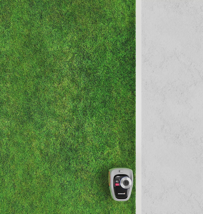 Load video: <p>Navimow will cut close to the edge and stay safely within it.</p>